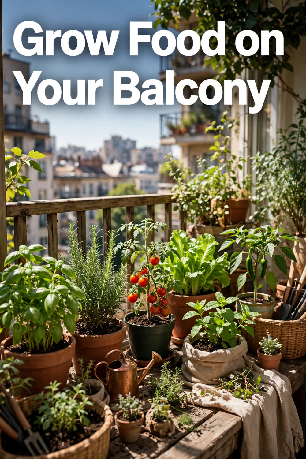 Grow Food on a Balcony: Beginner's Guide