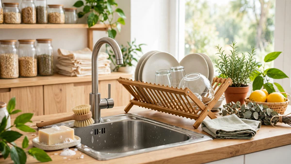 Eco-Friendly Dishwashing: Less Water, Less Plastic, Clean Dishes