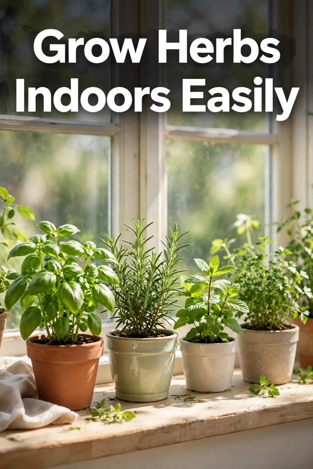 Grow Herbs Indoors: Easy Windowsill Garden for Beginners