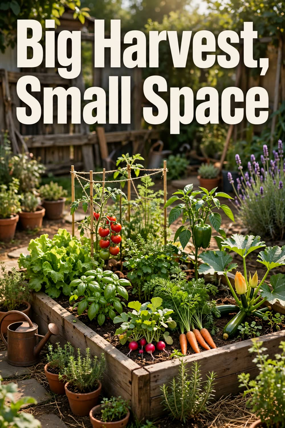 Grow Vegetables in a Small Space: Easy Raised Bed & Pot Ideas