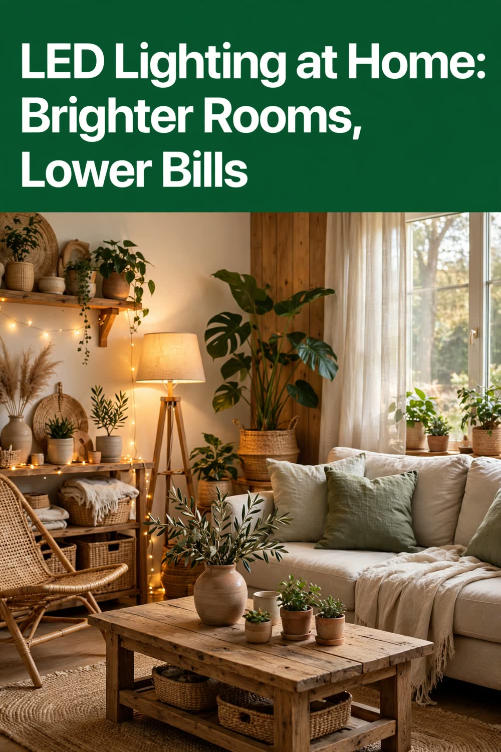 LED Lighting at Home: Brighter Rooms, Lower Bills