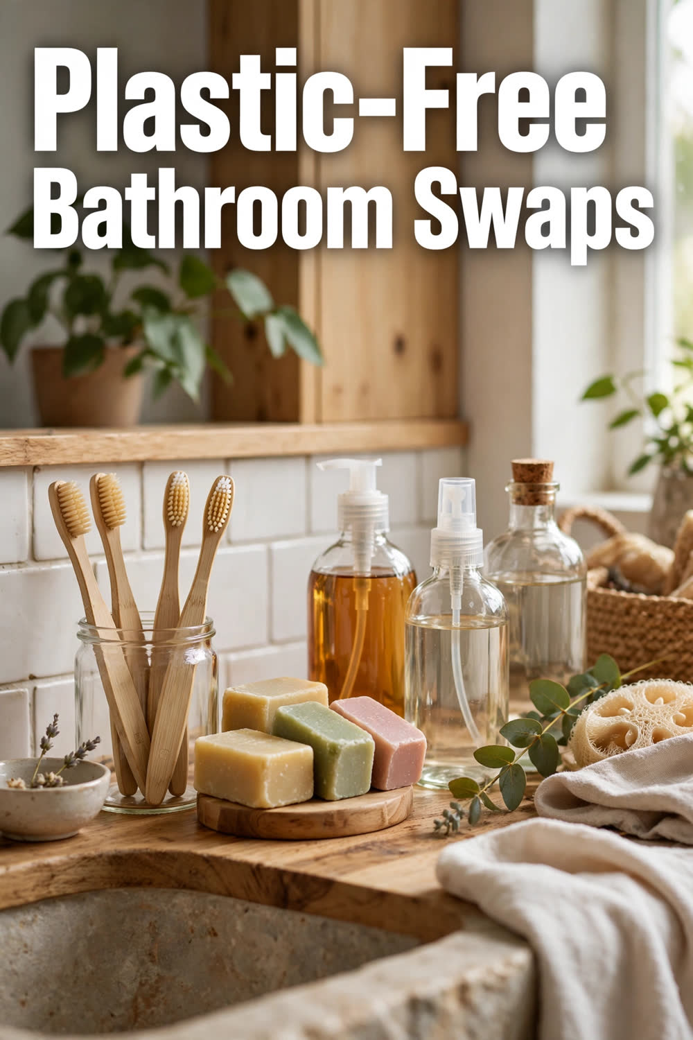 12 Plastic-Free Bathroom Swaps (Easy + Cheap)