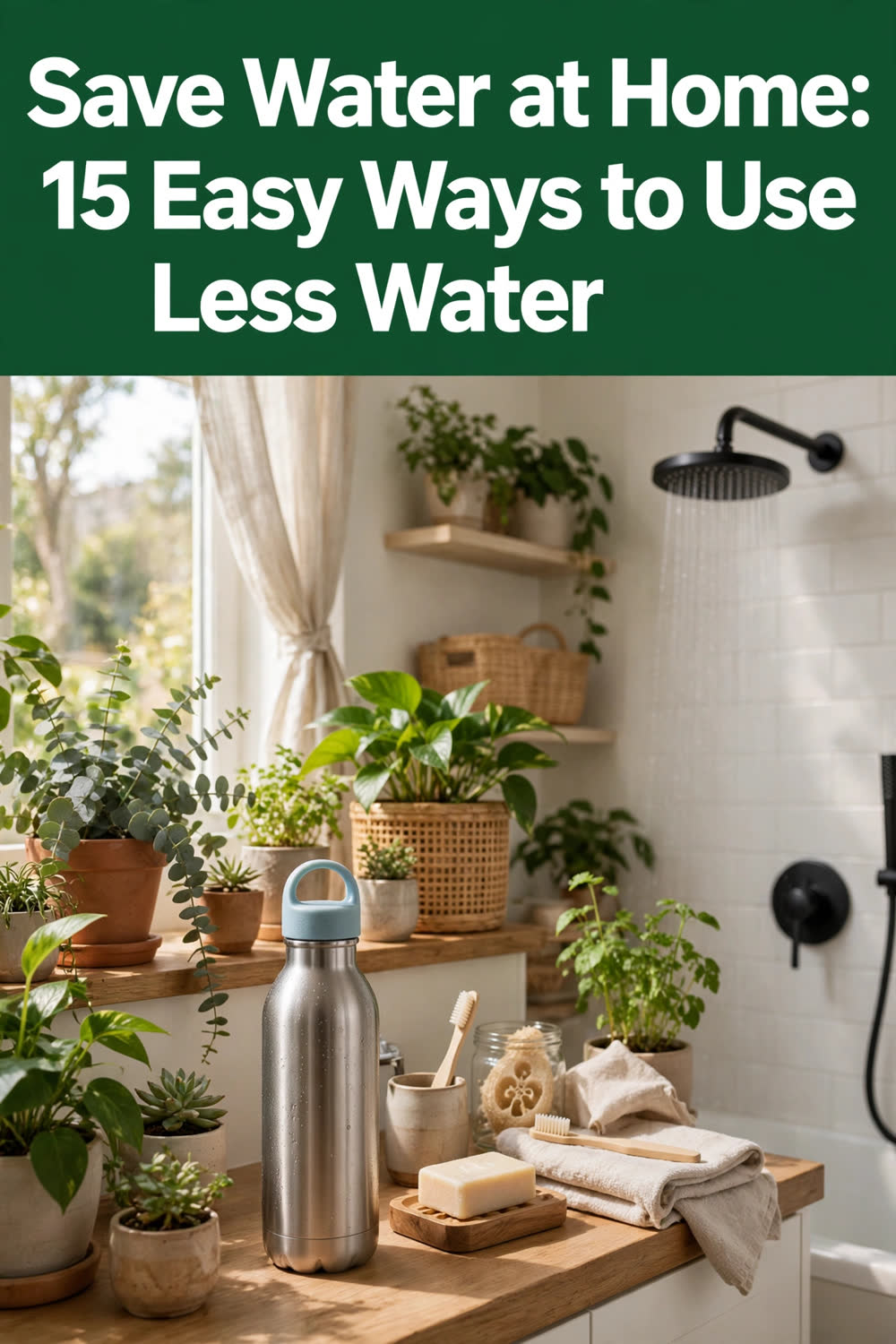 Save Water at Home: 15 Easy Ways to Use Less Water