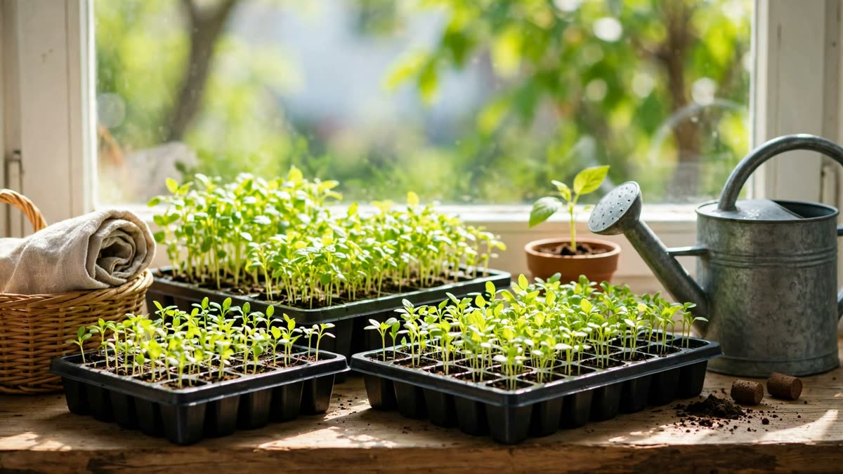 Seed Starting Indoors: A Beginner Guide to Strong Seedlings