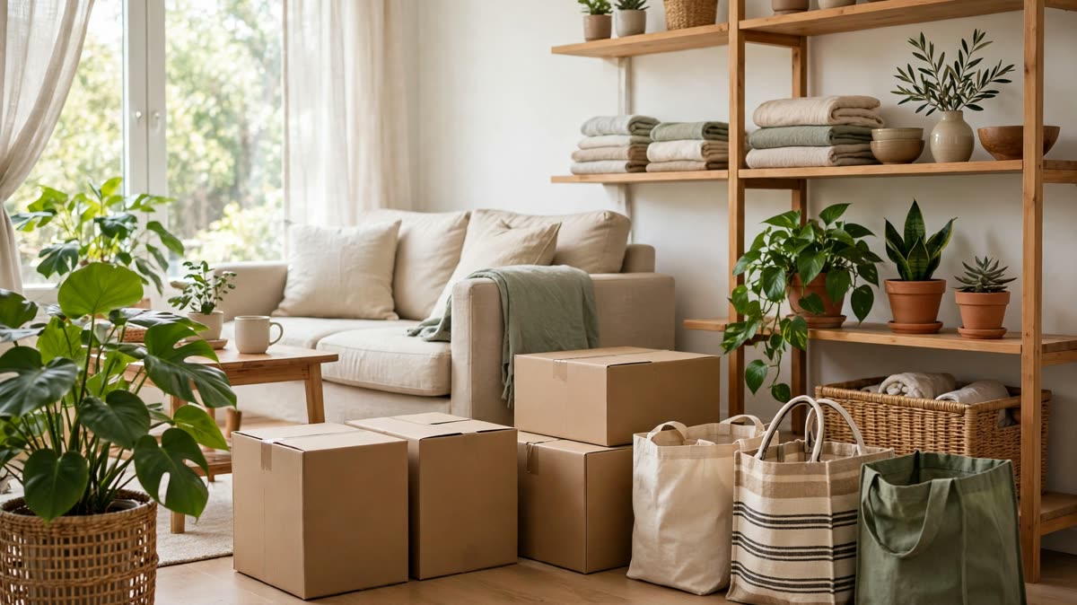 Declutter Sustainably: A Room-by-Room Guide to Less Stuff, Less Waste