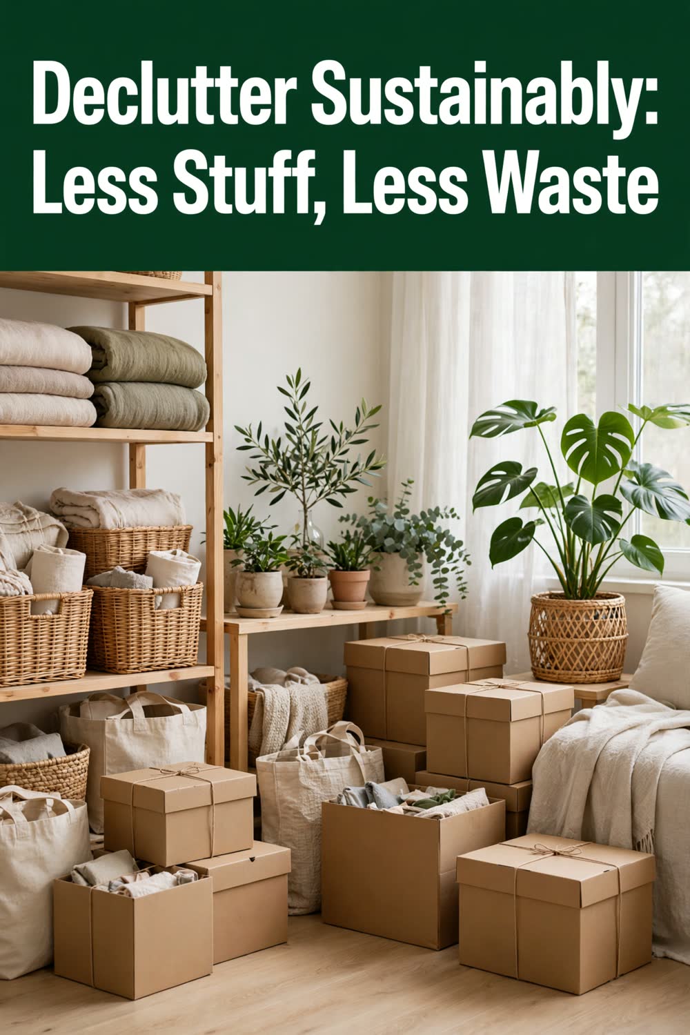 Declutter Sustainably: Less Stuff, Less Waste