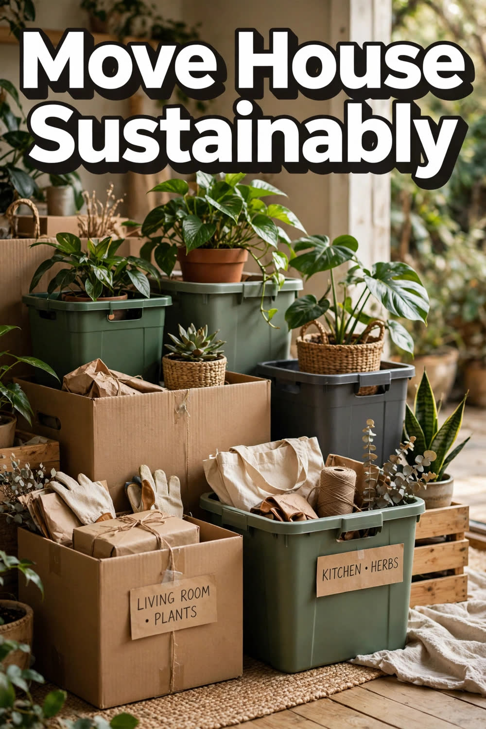 Moving House Sustainably: Less Waste, Less Stress