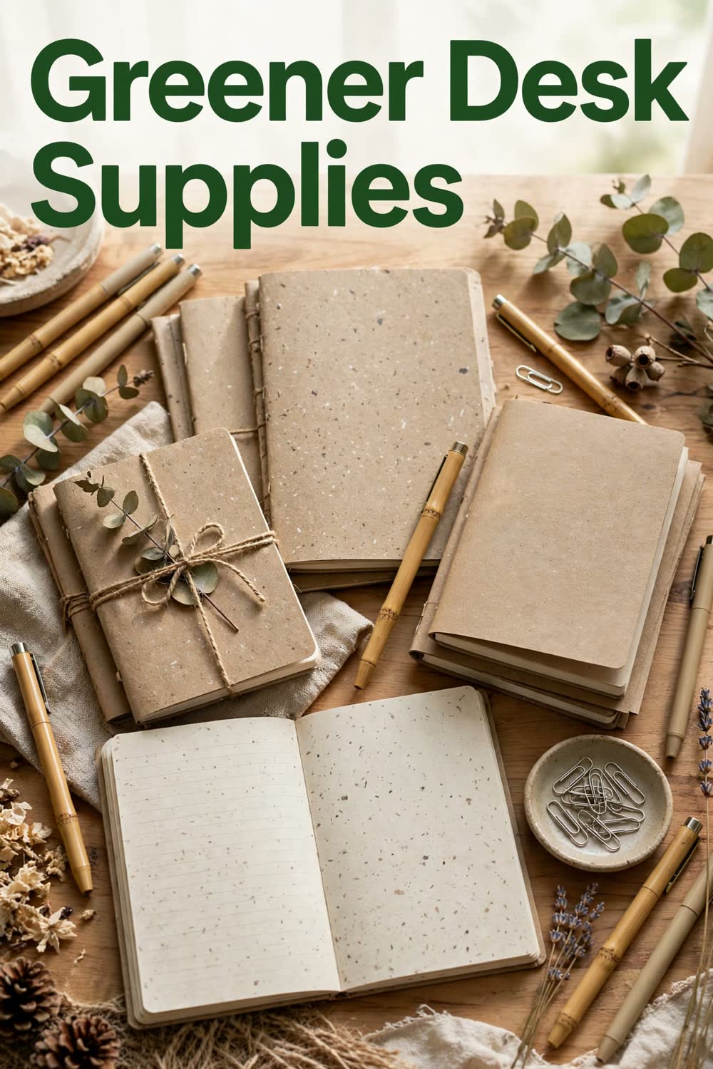 Sustainable Stationery: Greener Pens and Paper