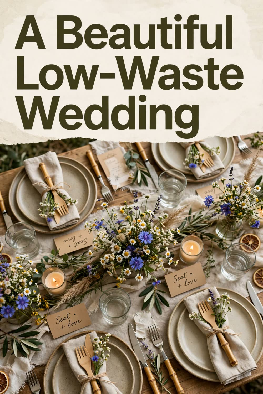 Sustainable Wedding Ideas for a Beautiful Low-Waste Day